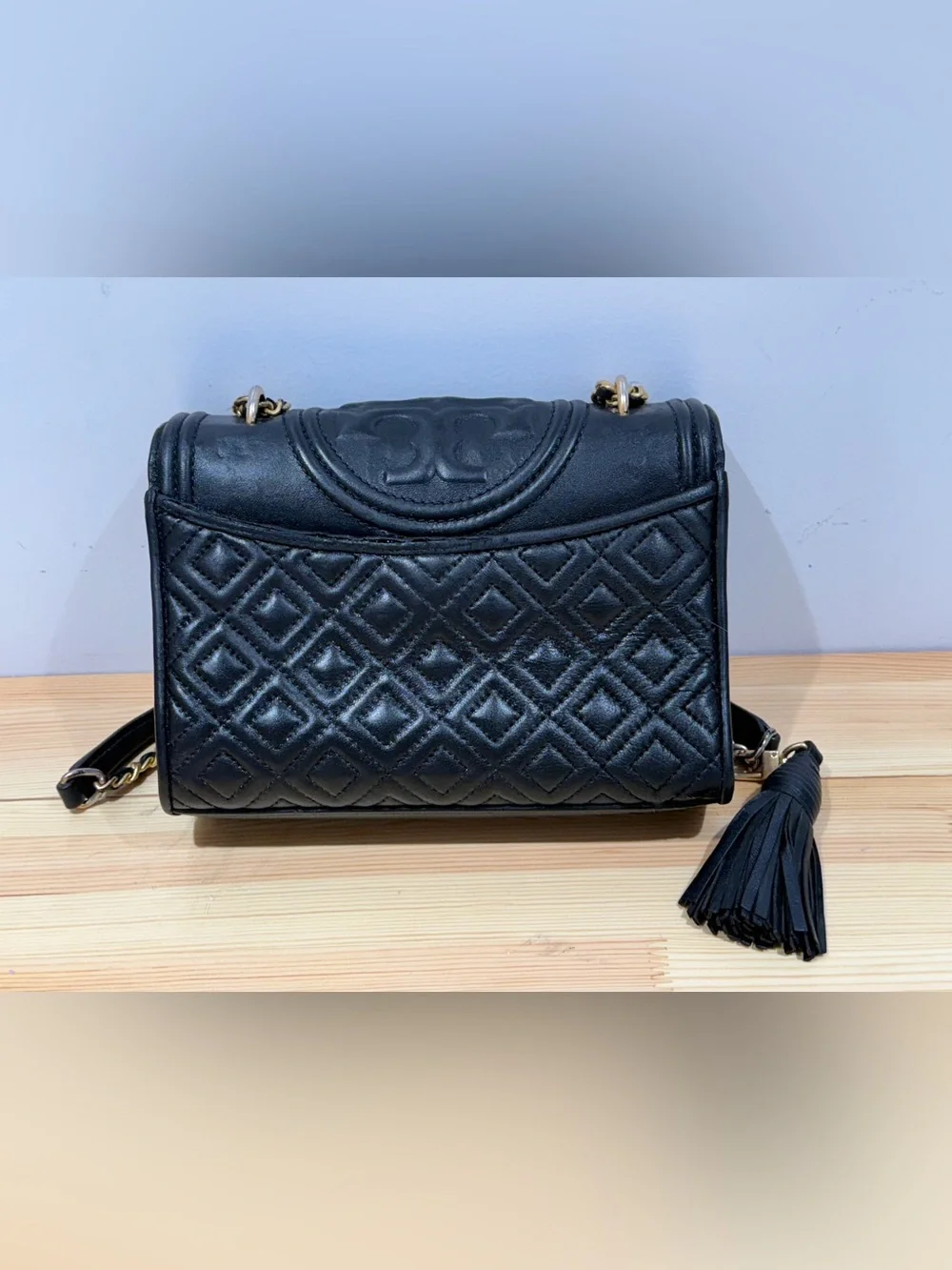 Tory Burch Fleming Convertible Shoulder Bag - Black